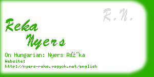 reka nyers business card